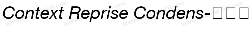 Context Reprise Condens字体转换